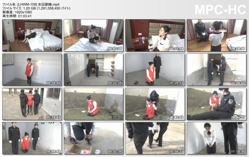 中国　女囚 LHWM-109] 女囚劉楠 – Fictitious Prison